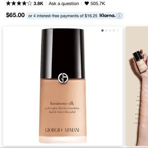 Giorgio Armani Luminous Silk Foundation